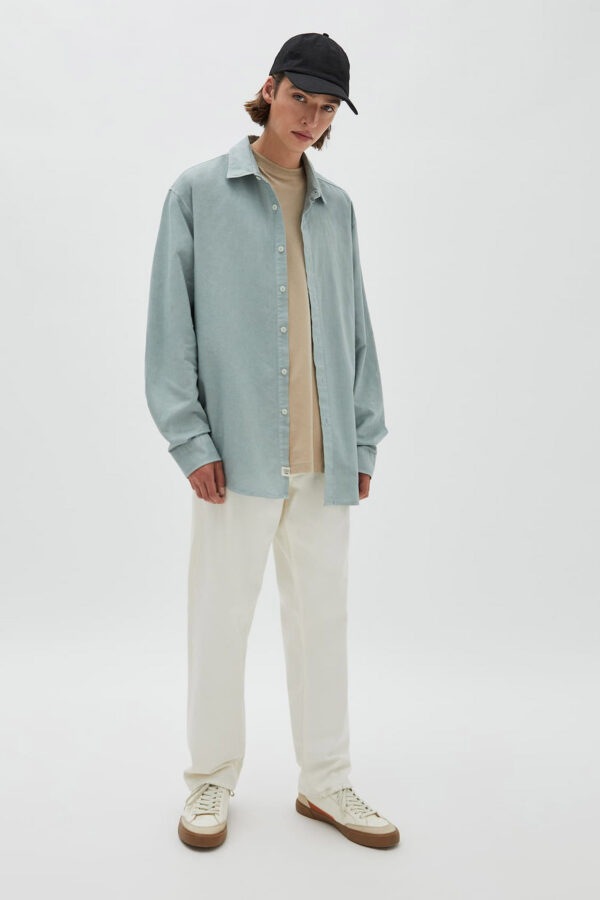 Cotton and Linen Basic Shirt - Image 3